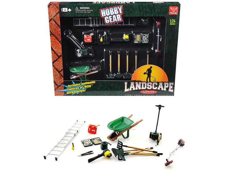 "Landscape Service" Accessories Set for 1/24 Scale Models by Phoenix Toys-0