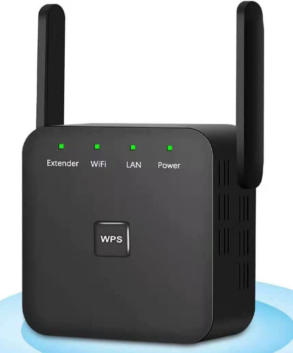 eprolo 300M WiFi range extender and wireless repeater with signal booster, WPS router, and WiFi signal amplifier for improved coverage