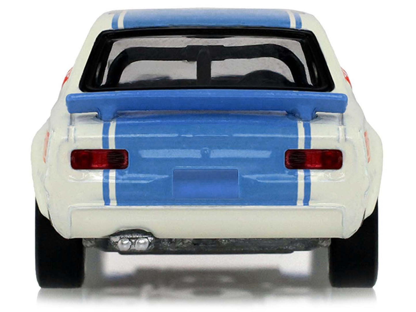 1972 Nissan Skyline 2000 GT-R (KPGC10) RHD (Right Hand Drive) #15 Kunimitsu Takahashi "50th Victory" White with Blue Stripe "Tokyo Torque" Series 10 1/64 Diecast Model Car by Greenlight