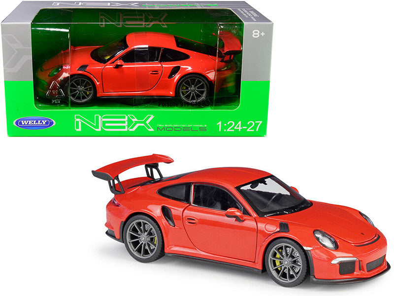 Porsche 911 GT3 RS Orange 1/24-1/27 Diecast Model Car by Welly-0