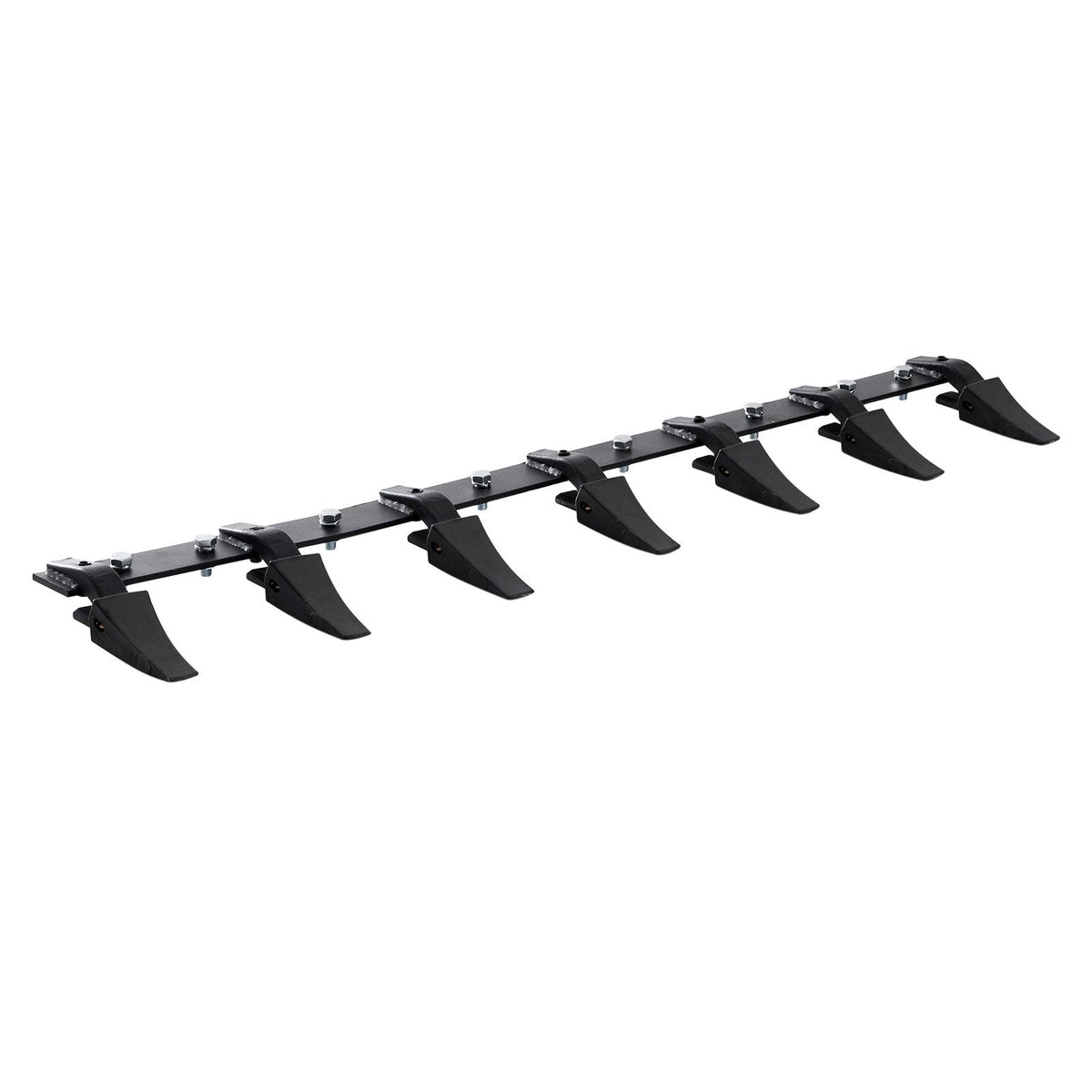 American Smart 60-inch heavy-duty tractor bucket tooth bar with 7 teeth, designed for loader and skid steer excavations.