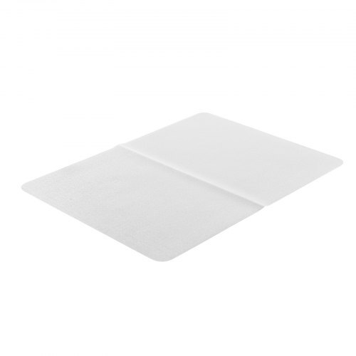 American Smart 36x48-inch plastic office chair mat with studded, non-slip surface for carpeted floors and smooth gliding under desk.