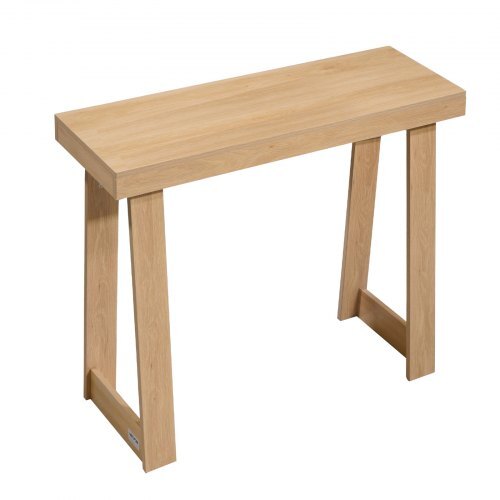 Brown 36-inch American Smart accent console table with a wooden finish, ideal for hallway, living room, or bedroom decor.
