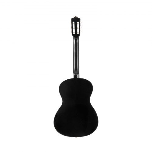 Classical Guitar, 38 Inch, Wood Classical Guitar Starter Kit for Beginners, with Nylon Strings, Gig Bag, Strap, Tuner, Extra Strings, Picks, Capo, Basswood, for Teenagers Adults Students, Black - American Smart