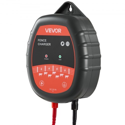American Smart WB electric fence charger, 10kV 1J energizer with LED indicator, suitable for livestock and poultry fencing up to 1.86 miles