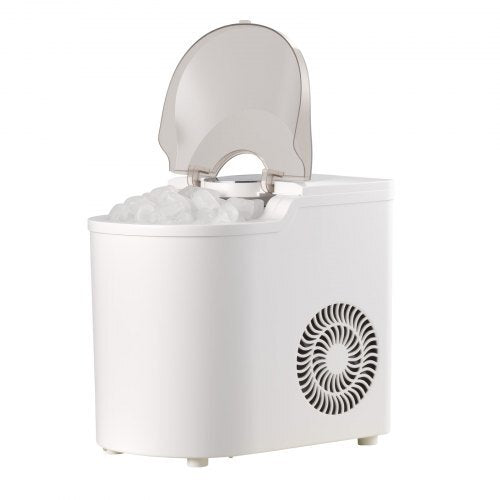 American Smart countertop ice maker with 2-size bullet ice, compact design, and included ice scoop for home, kitchen, or bar use.