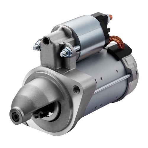 American Smart car starter motor compatible with BMW 3 Series models, showing the compact unit with mounting components.