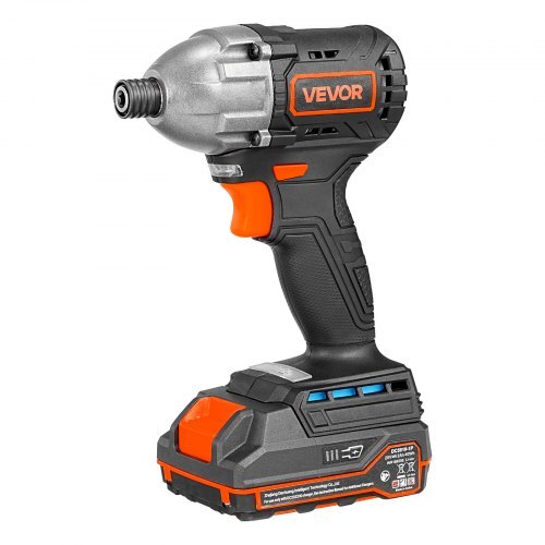 American Smart 1/4 inch cordless impact driver with 20V brushless motor, LED work light, battery, charger, and 20 bits for home repairs