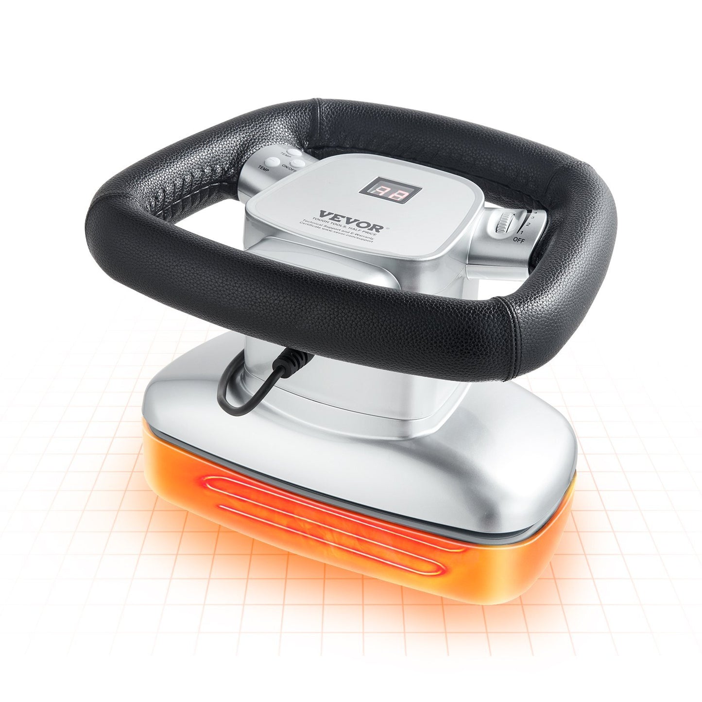 American Smart handheld chiropractic massager with variable speed, for back, neck, and shoulder muscle relief.