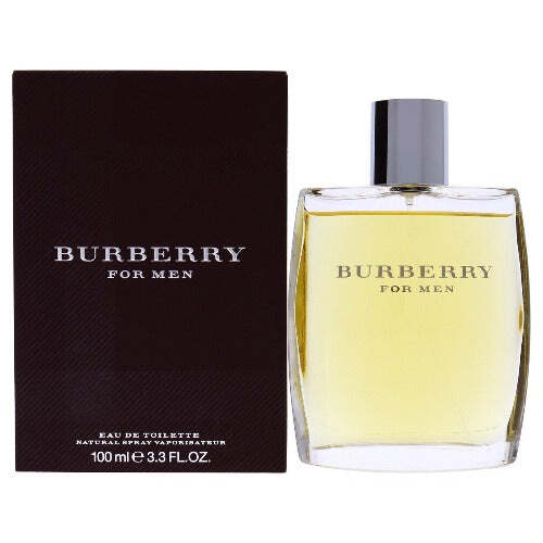American Smart WB men's cologne bottle of Burberry Eau De Toilette, showcasing the elegant glass and classic design.