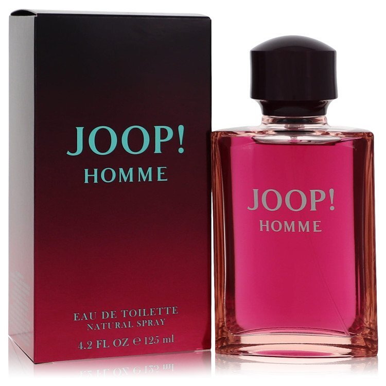 Joop! Eau De Toilette Spray for Men, 4.2 oz bottle with sleek packaging, featuring the Joop! brand logo on the label.