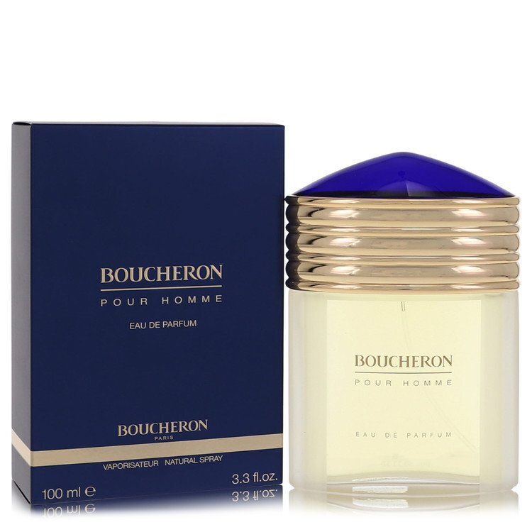 Boucheron by Boucheron men's Eau de Parfum spray 3.4 oz bottle with elegant packaging and stylish design.