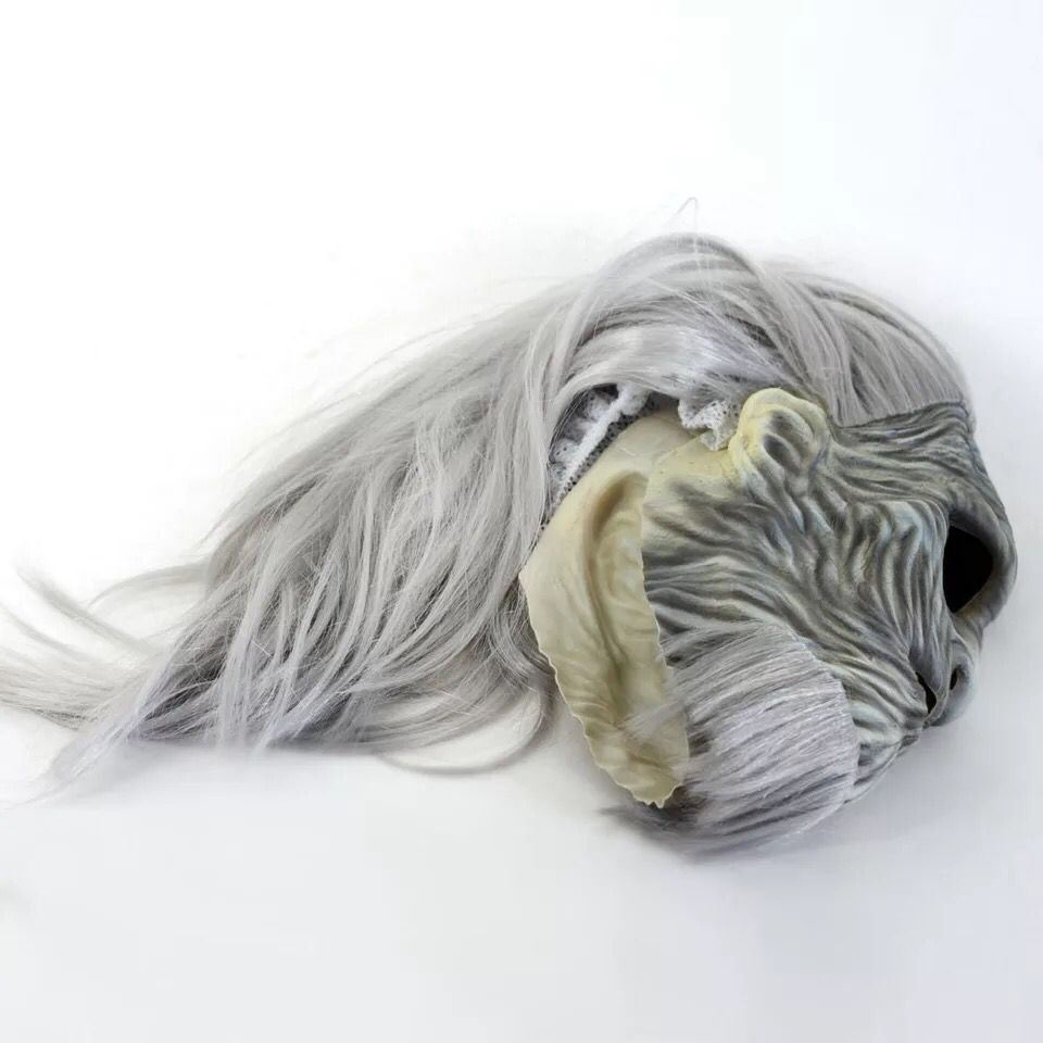 Game of Thrones 8 The White Walkers Cosplay Mask Scary Night King Zombie Latex Masks Halloween Party Costume Props