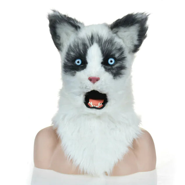 Animal Cat Mask for Costume Show, Realistic Design