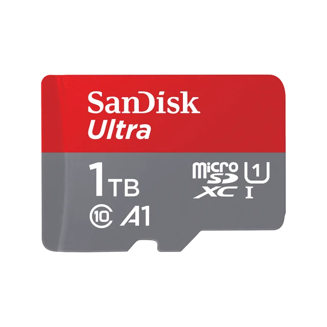 eprolo micro SD card 64GB to 1TB for smartphones, DJI drones, and traffic video monitoring, showing storage capacity and card details