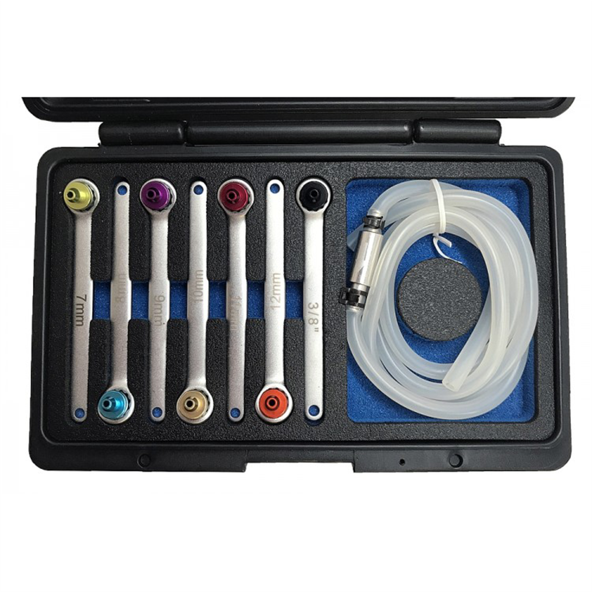 CTA Manufacturing 8-piece brake bleeder wrench set with various sizes for automotive brake system maintenance.