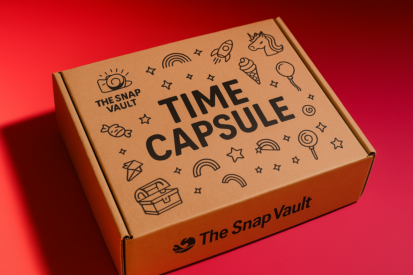 The Snap Vault Time Capsule – Nostalgic Gift Box for Kids & 90s Lovers