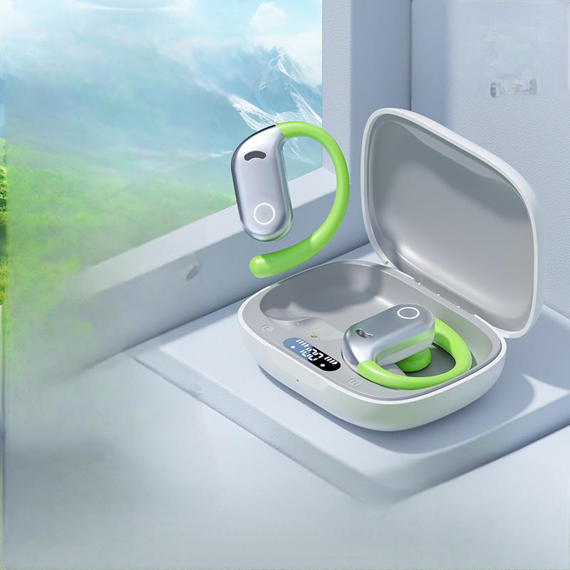 M78 Open Bluetooth Earphones Noise Reduction Wireless Ear Hanging Running Sports Digital Display Earphones