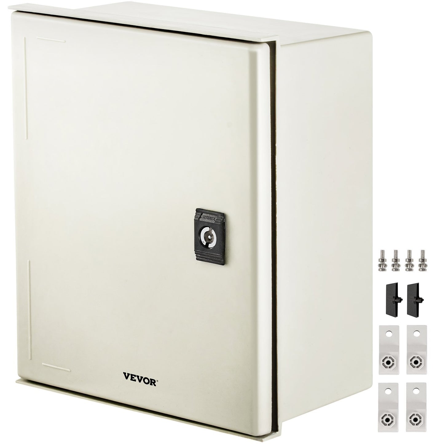NEMA Electric Box, 12x10x6'' NEMA 4X Fiberglass Electric Enclosure, IP66 Water & Dust Resistant, Suitable for Both Outdoor & Indoor Use, Includes Mounting Plate (30x25x14 cm)