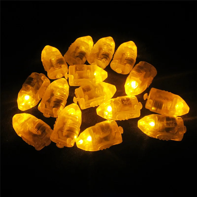 10pcs LED Light Bulbs LED Lamps Latex Balloon Lights for Christmas Halloween Decor Wedding Birthday Party Decorations supplies