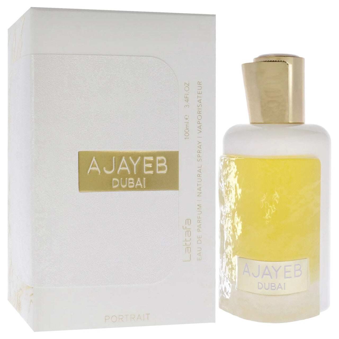 Lattafa ajayeb dubai portrait 3.4 eau de parfum spray