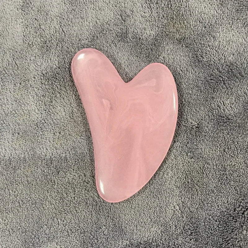 Natural Jade Facial Gua Sha Board Smooth Surface Portable Home SPA Massage Tool Gentle Skin Care Beauty Accessory
