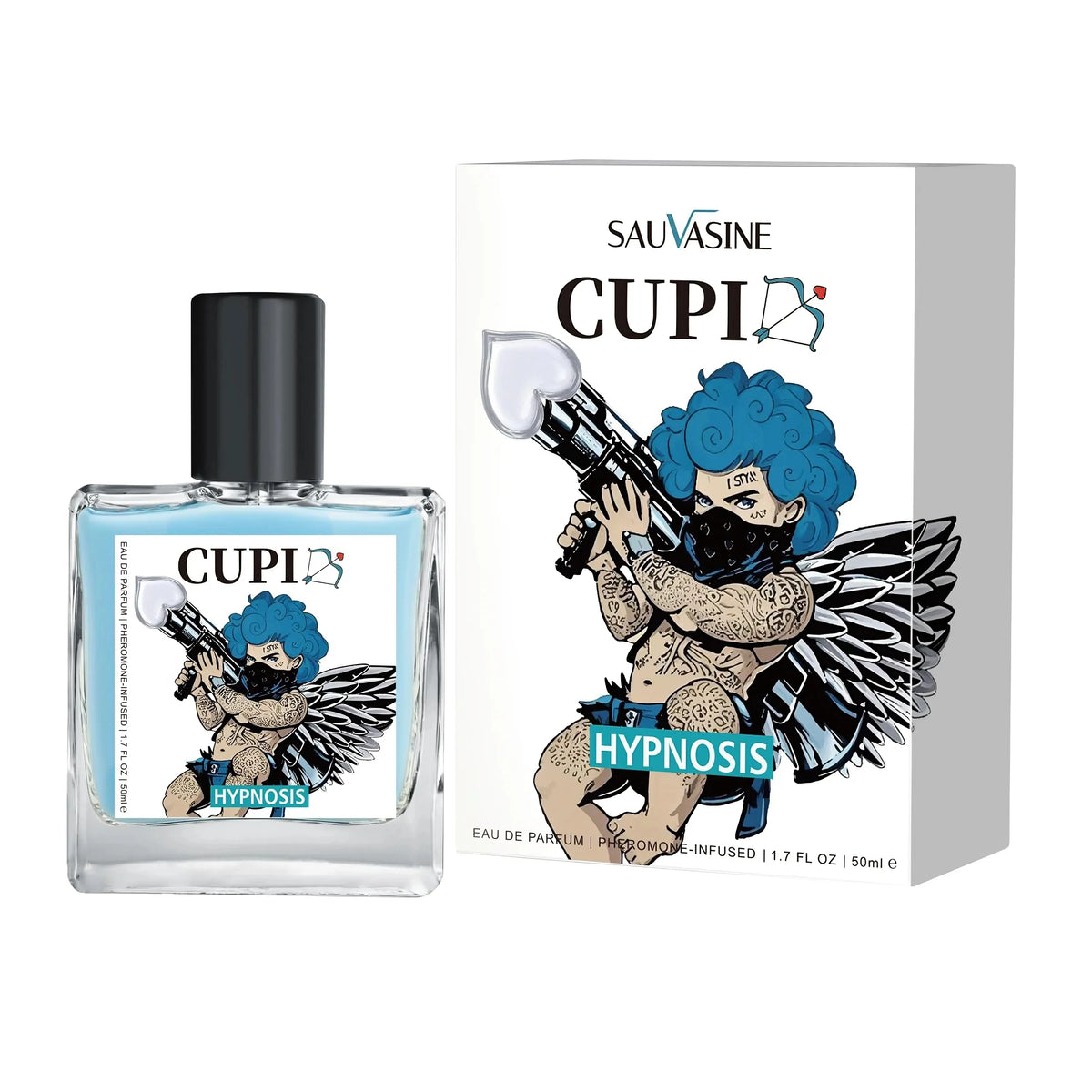 Cupid Pabango Long Lasting Perfume for Men and Women Confident Booster Cologne Fall in Love 50ml,Room decoration