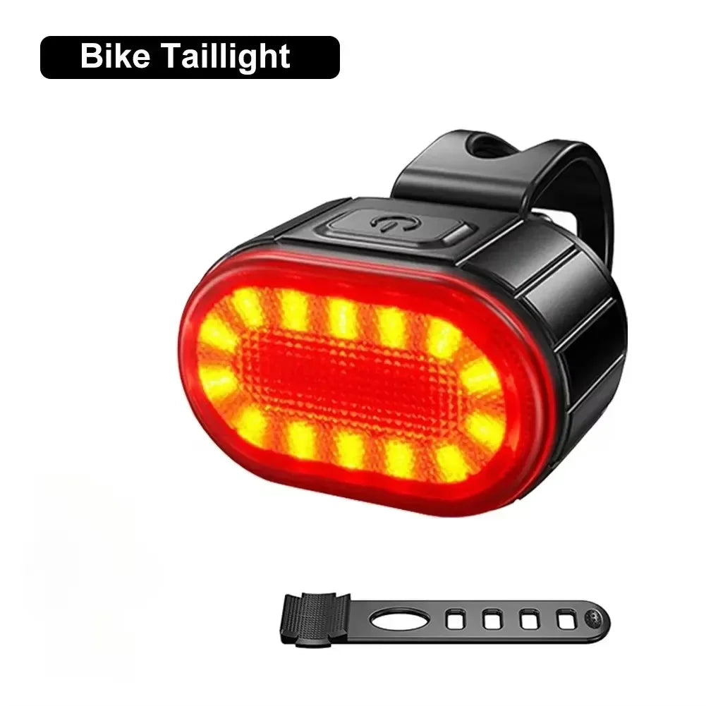 1000LM Bicycle Led Front Light LED USB Rechargeable Smart Sensor Rear Light Waterproof Bright Flashlight Safety Cycling Lights