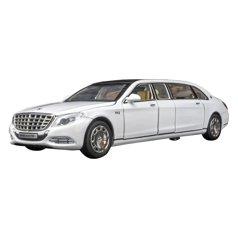 1:32 Maybach S650 alloy car model doors and engine hood, trunk can be opened a children's toy car