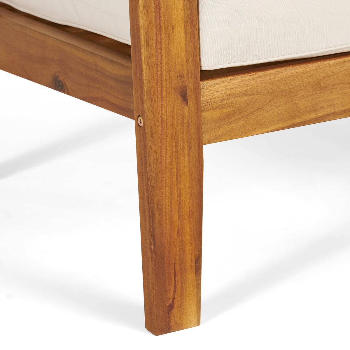 American Smart Grenada Club Chair with plush upholstery and wooden legs, stylish and comfortable living room seating.