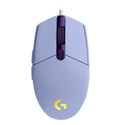 Logitech G102 second-generation wired gaming mouse with RGB lighting, macro buttons, and ergonomic design for e-sports and gaming.