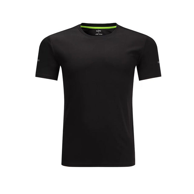 Men's sportswear kit featuring a short sleeve running suit and soccer jersey by American Smart - EP, designed for training and football activities.