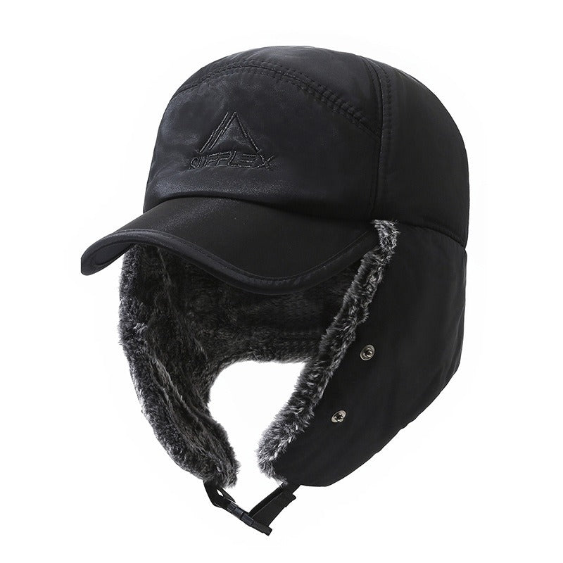 American Smart EP cotton cycling and skiing hat with fleece insulation, ear protection, ideal for cold outdoor activities.