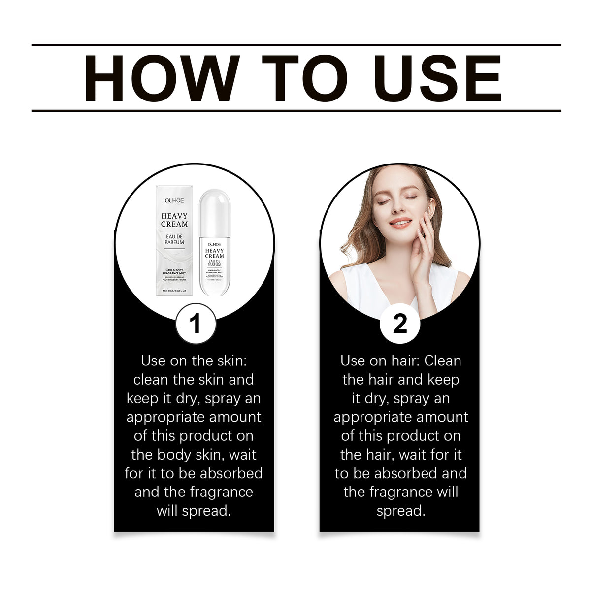 Women’s Milk Scented Eau De Toilette spray by American Smart - EP, light, fresh, long-lasting body fragrance in a sleek bottle.