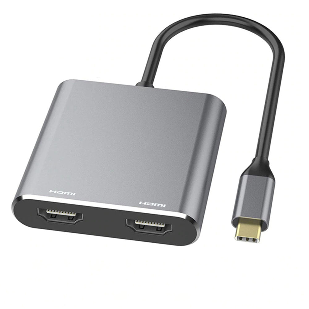 American Smart EP Type-C hub with dual HDMI, USB 3.0 ports, and PD charging for mobile phones and laptops.