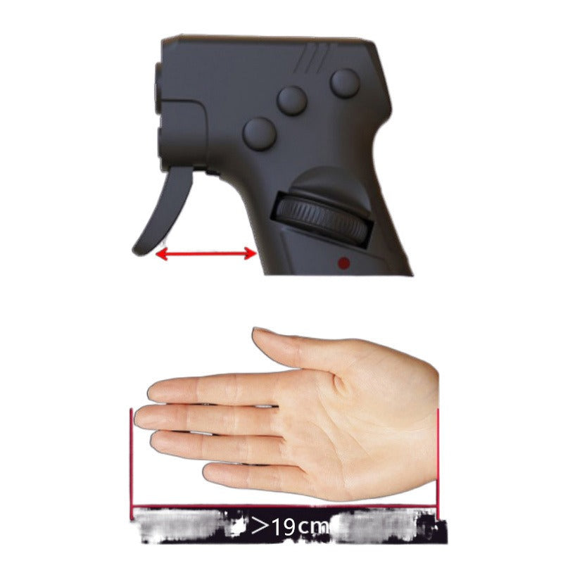 Shooting Game Mouse Gun style Vertical Handle Grip Trigger Features Pistol Vertical Dedicated Wired Peripheral - American Smart
