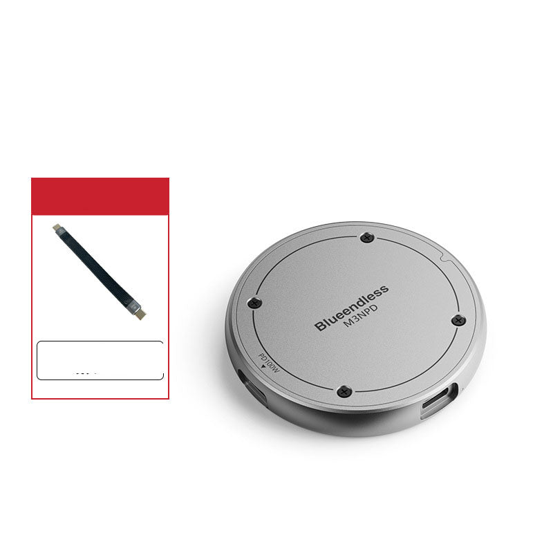 American Smart EP M.2 NVMe solid-state drive enclosure, portable USB 3.2 hard drive box for easy storage and transfer