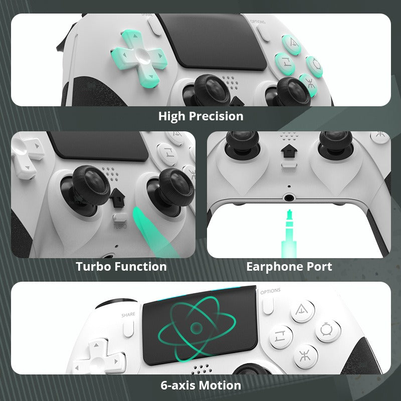 Suitable for PS4/Slim/Pro wireless Bluetooth game controller with body sensing six axis vibration T29 controller - American Smart