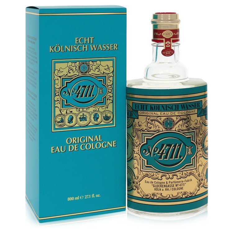 American Smart 4711 Eau De Cologne unisex spray bottle, 27 oz, with classic 4711 branding and sleek packaging.
