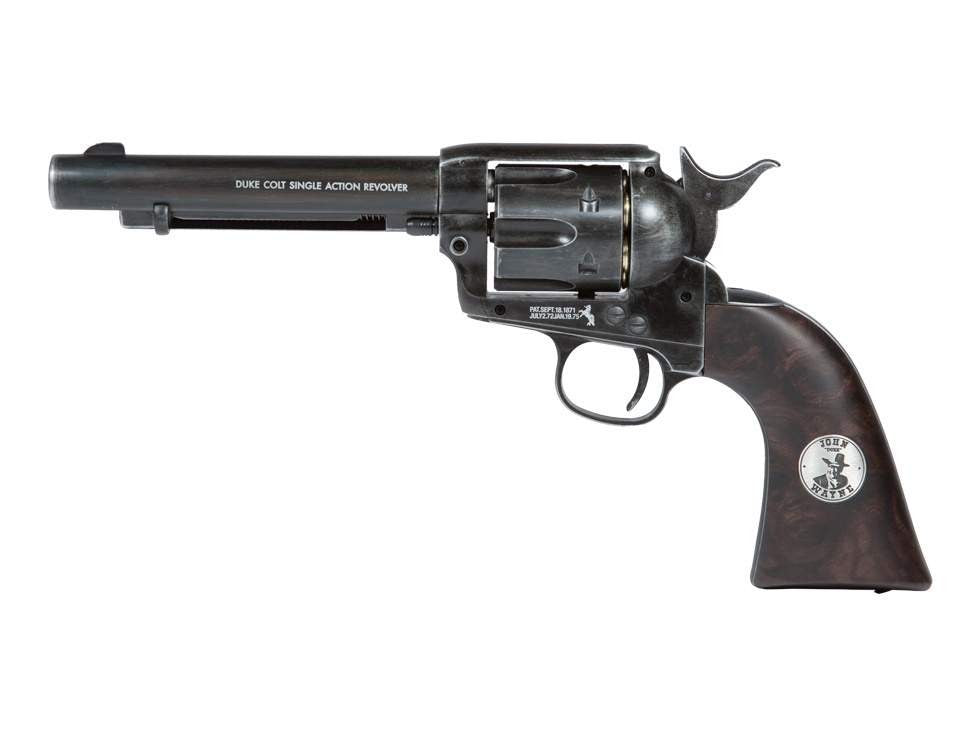 Duke Colt CO2 Pellet Revolver, Weathered - American Smart