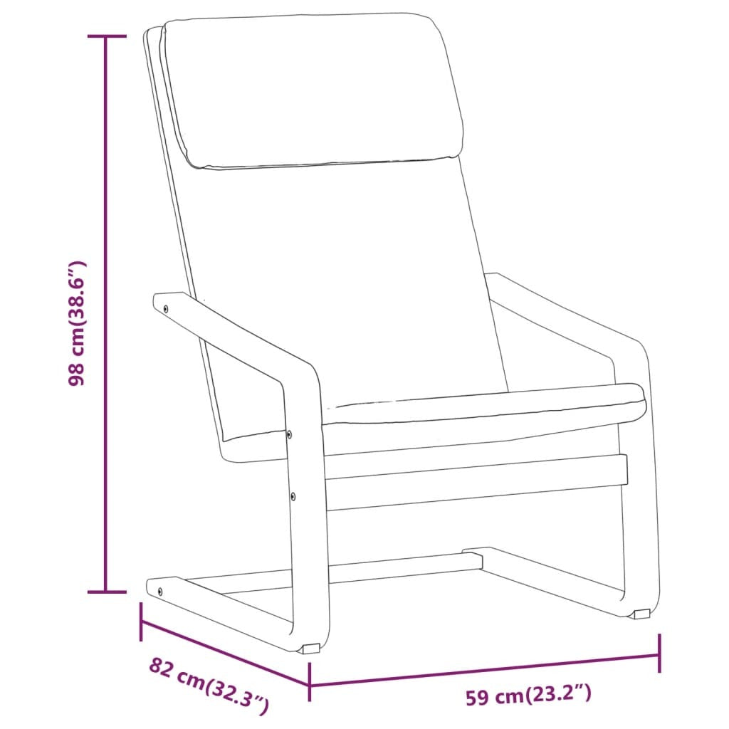 Dark gray fabric relaxing chair by American Smart WB, featuring a comfortable armchair design perfect for living rooms.
