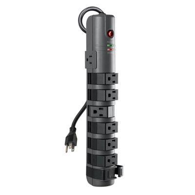 American Smart 8 Outlet 1800J Surge Protector Strip with 6-foot cord, basic surge protection for electronics and appliances.