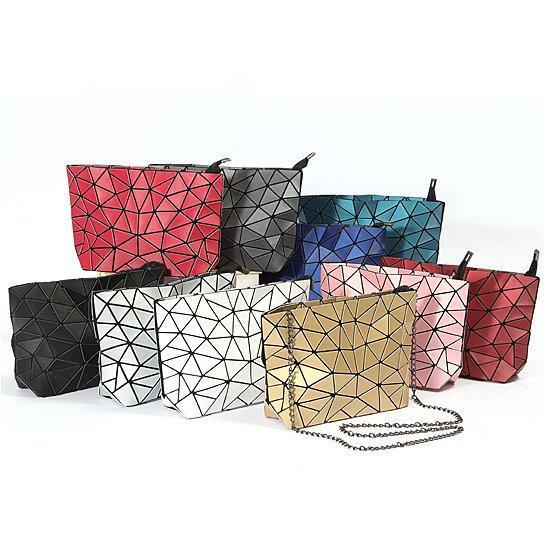 Red Mozaiki cocktail cross body purse by American Smart WB, stylish handbag with colorful mosaic design.