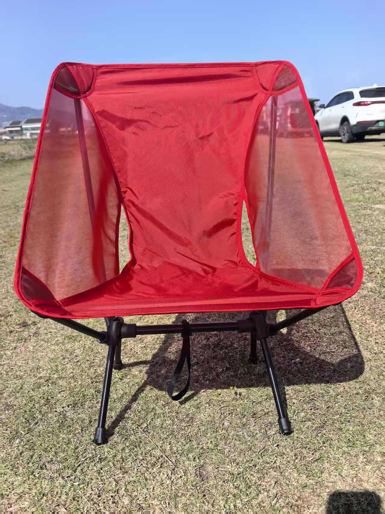 Color: Red Mufeng 560g - Ultra-lightweight Hiking And Trekking Stool - American Smart