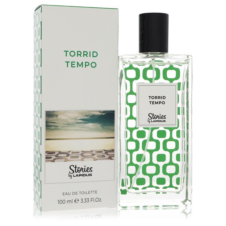 Lapidus Torrid Tempo men’s Eau De Toilette spray by American Smart, 3.3 oz, with sleek bottle and modern design.