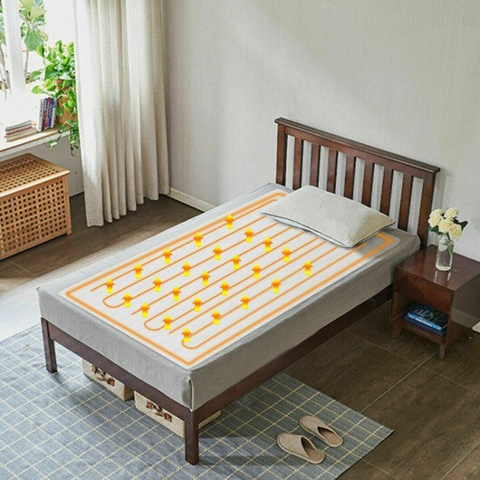 American Smart WB digital heat settings massage table warmer with adjustable temperature controls and plush padding.