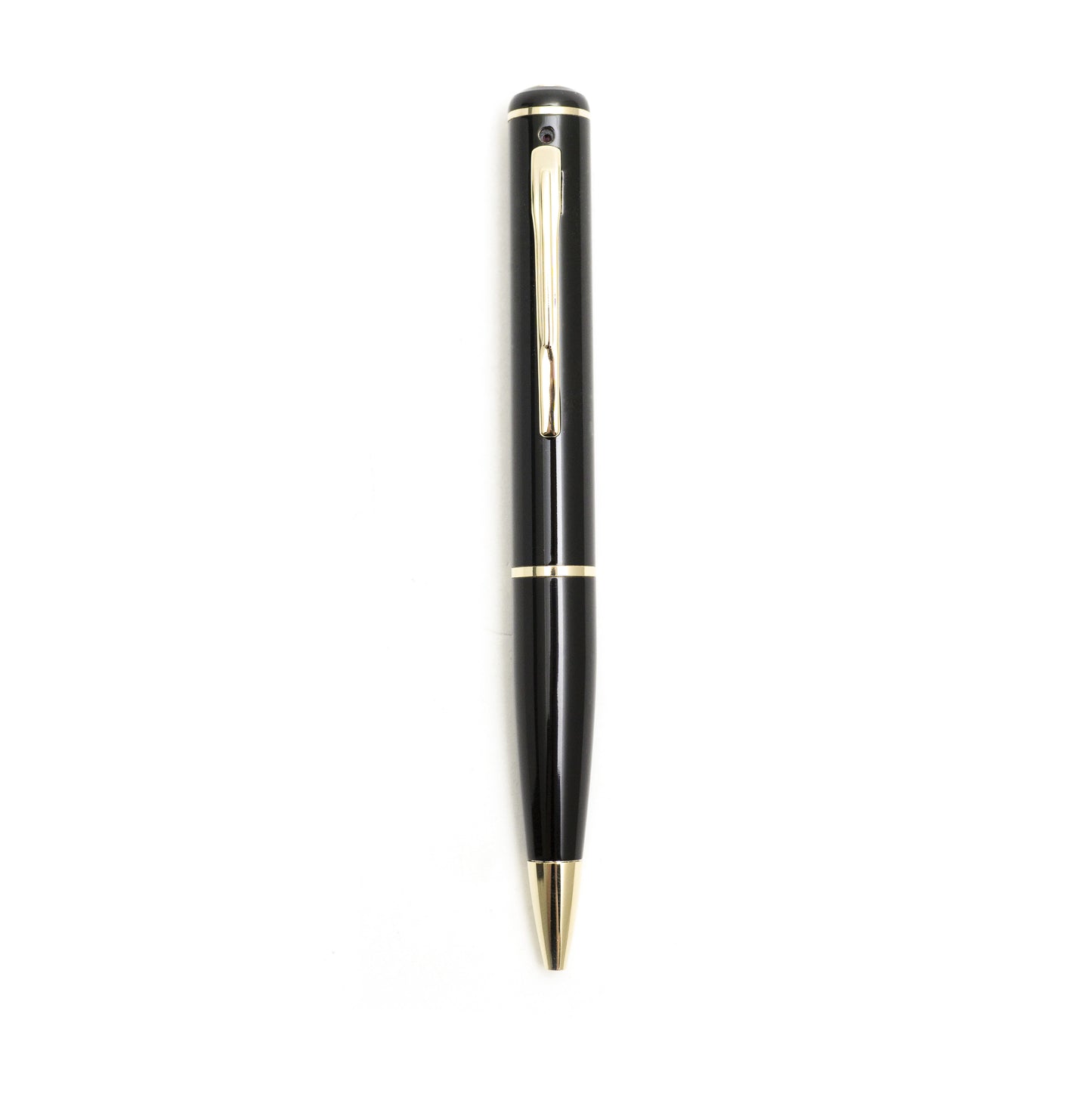 Gold MQ720pm 720p video pen with motion detection from American Smart, a covert pen camera capturing high-quality footage discreetly.