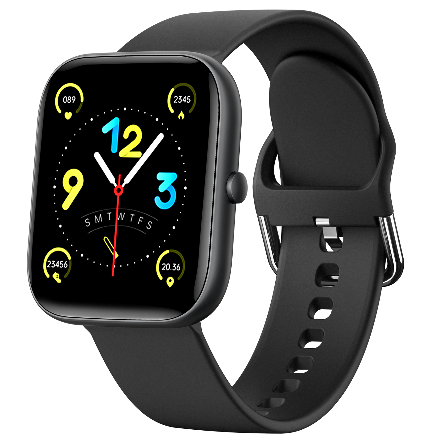 American Smart PRO FIT SOLO lightweight health and fitness smartwatch displaying time and activity stats on a digital screen.