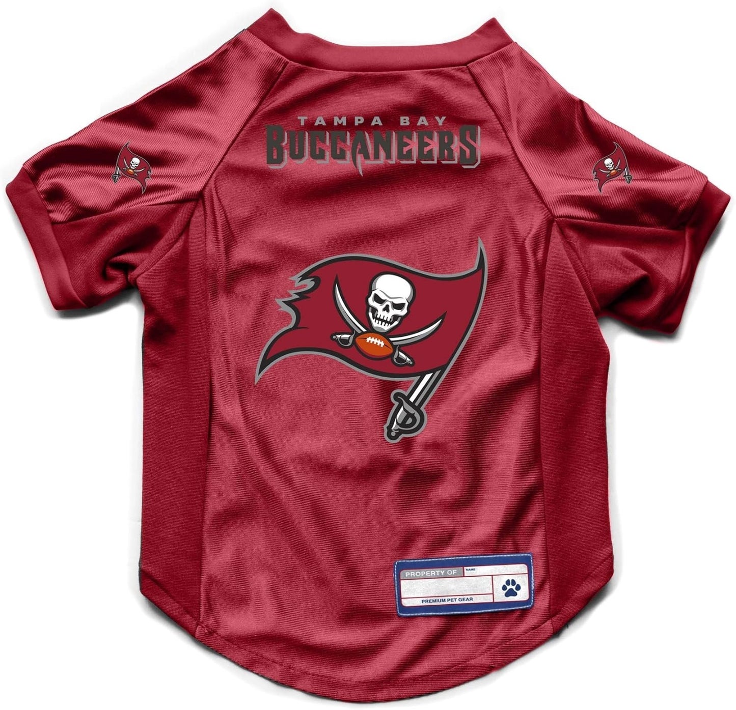 Tampa Bay Buccaneers Pet Jersey Stretch Size XS