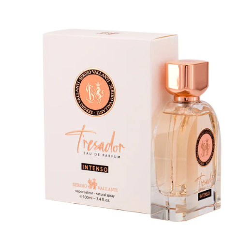 American Smart Dumont Tresador Intenso unisex Eau de Parfum bottle with sleek design and elegant branding.